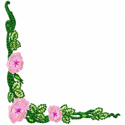 Flowers And Tree Embroidery Design 11